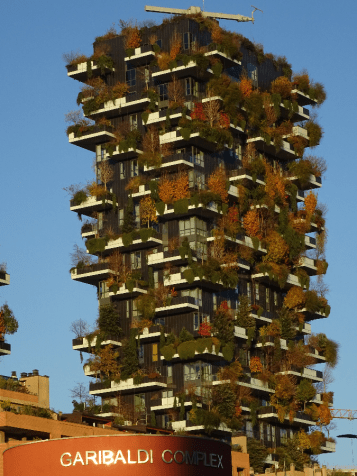 Green high rise accomodation Porta Nuova Milan