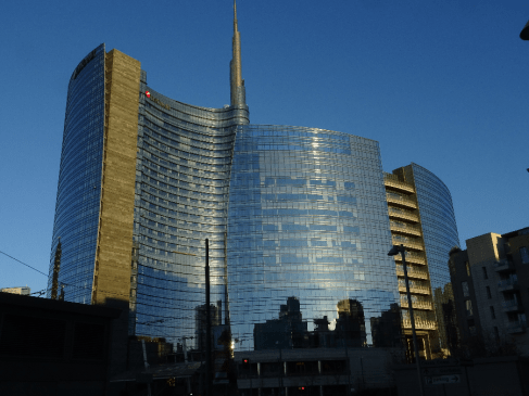 Modern architecture Porta Nuova Milan