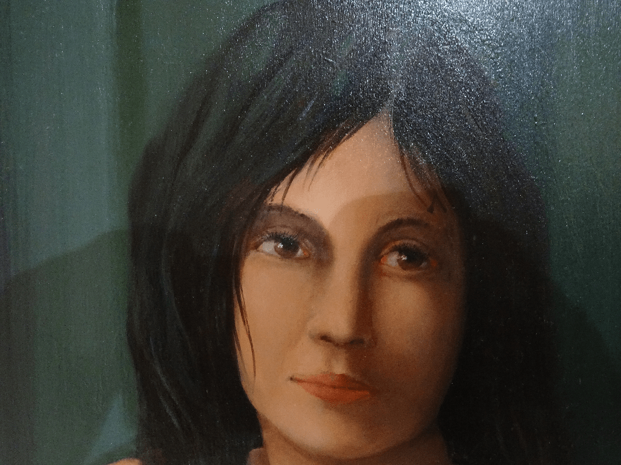 portrait young girl Graziano Dell'Orto descendant of risorgimento hero