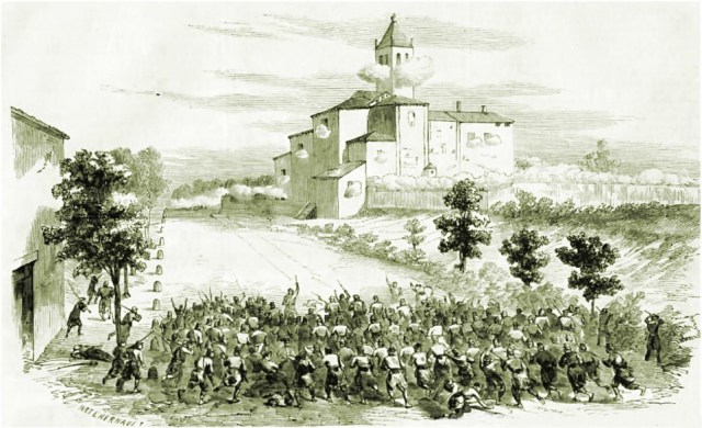 Print Battle of san Fermo