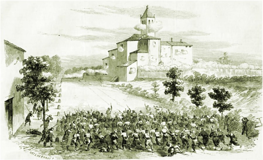 Print Battle of san Fermo