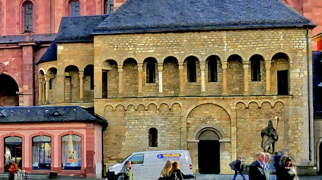 Detail of Mainz Cathedral, Germany