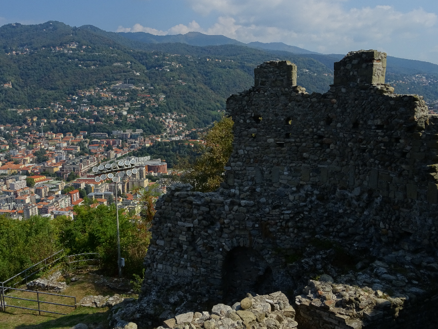 View from Baradello Castle