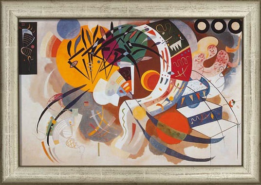 Courb dominante by Wassily Kandinsky, 1936