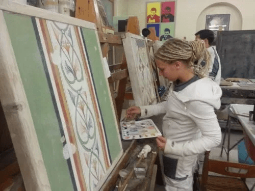 Students at Villa Fabris