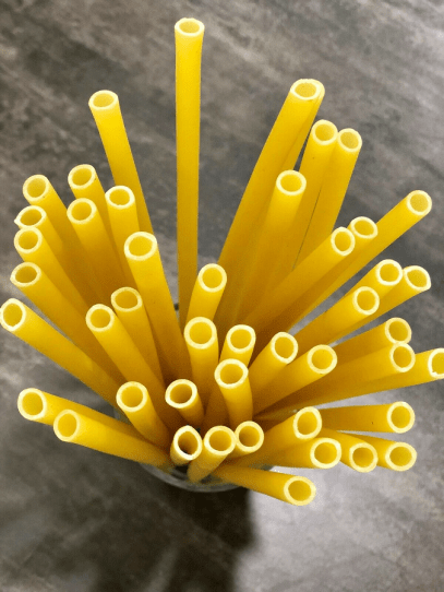 Pasta as drinking straws
