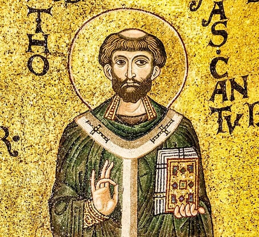 Mosaico di San Tommaso Cantuariense nel Duomo di Monreale